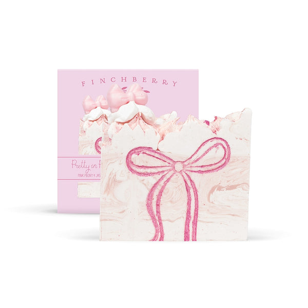 Pretty in Pink Boxed Soap W/ Pink Coquette Bow