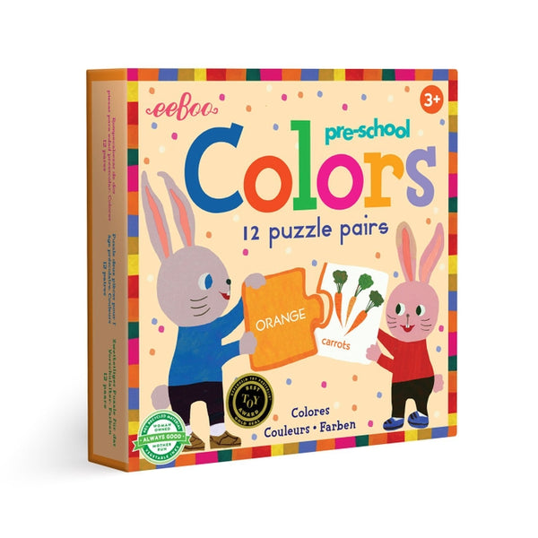 Pre-School Colors Puzzle Pairs