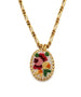 Secret Garden Vintage Embroidered Necklace