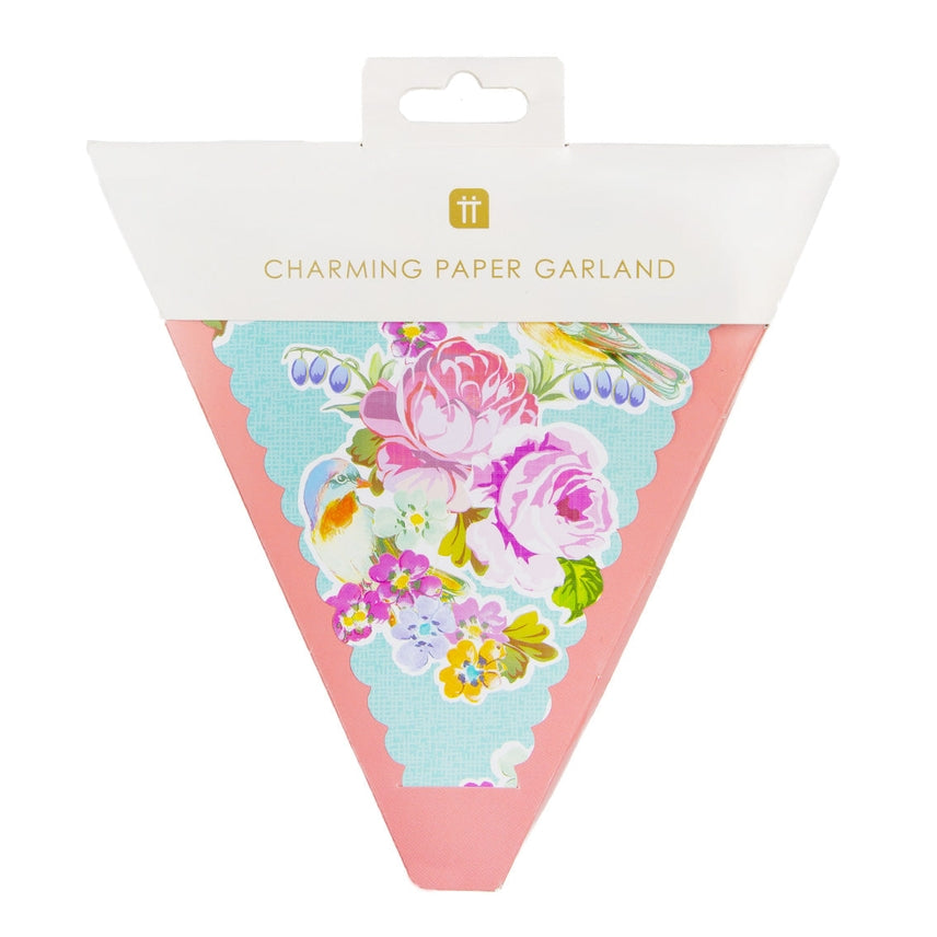 Floral Bunting Paper Garland