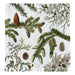 Nature Foliage Linen Napkins Set of Four