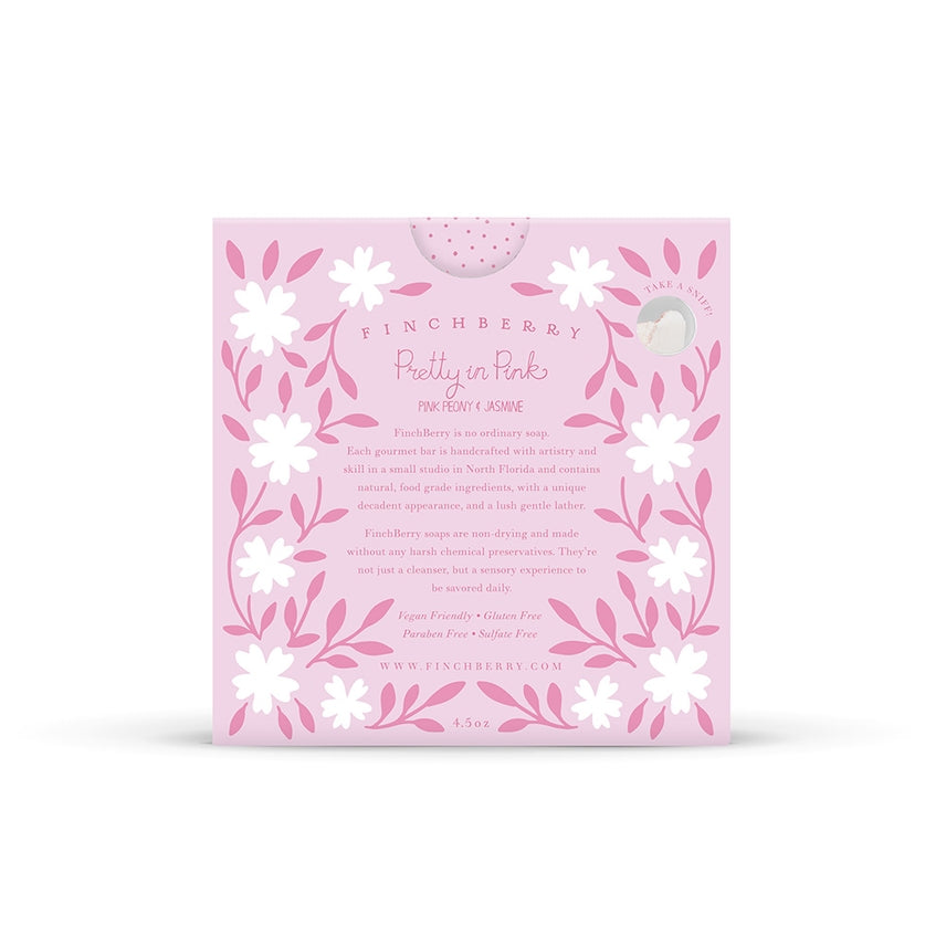 Pretty in Pink Boxed Soap W/ Pink Coquette Bow