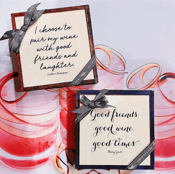 Quote Copper & Glass Coasters