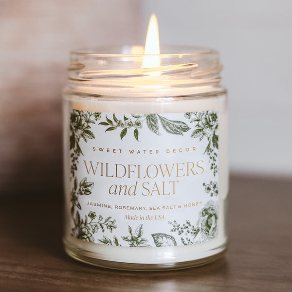 Wildflowers & Salt Soy Candle