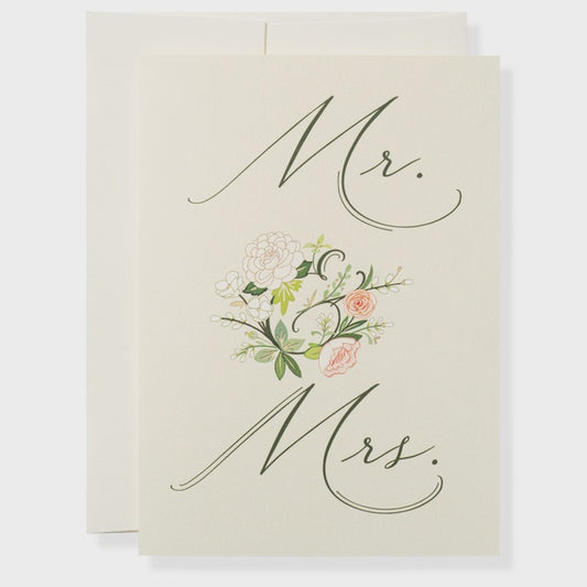 Mr. & Mrs. Greeting Card