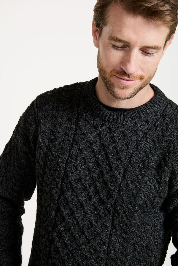 Inishbofin Mens Traditional Aran Sweater