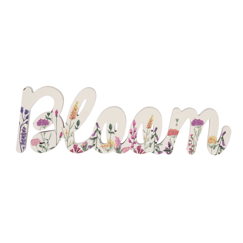 Multicolor Spring Cottage Core Bloom Sign