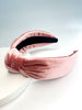 Pink Tweed & Velvet Headband