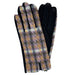 Plaid Checkered Touch Gloves