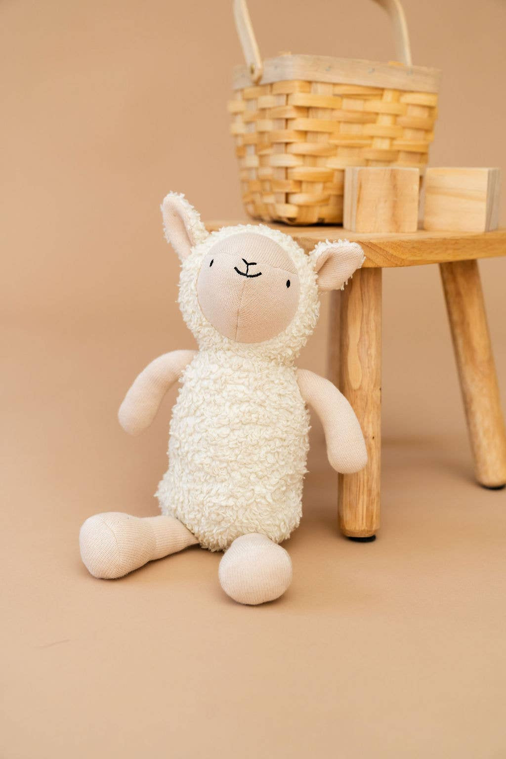 Luna Lamb Organic Stuffed Baby Toy