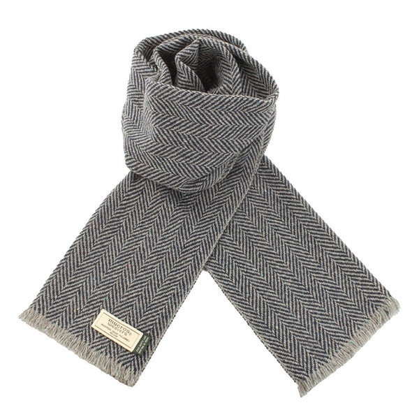 Soft Donegal Herringbone Scarf