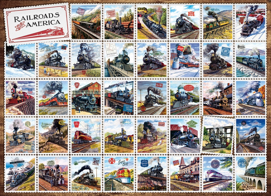 Railroads of America 1000pc Puzzle