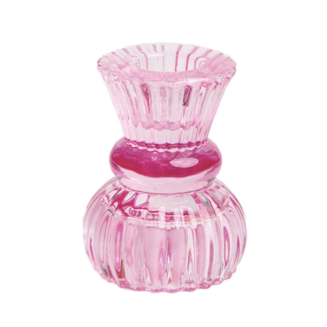 Small Glass Candleholder