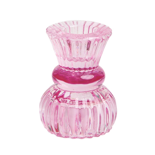 Small Glass Candleholder