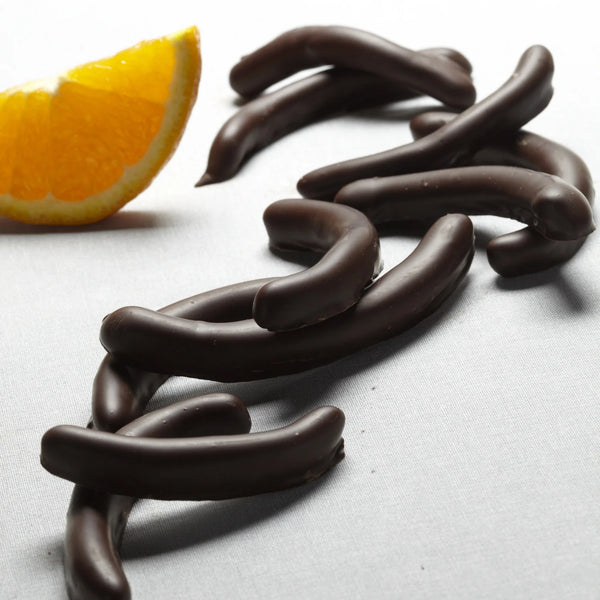 Dark Chocolate Dipped Orangettes