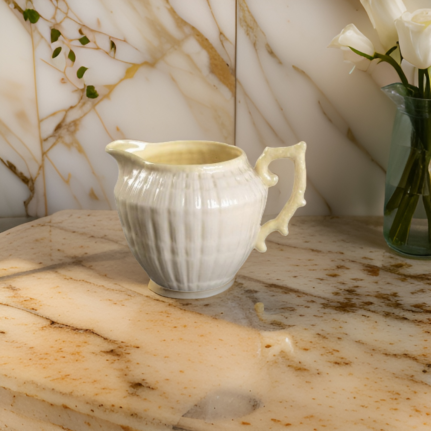 Belleek Ireland 4th Mark Limpet Creamer