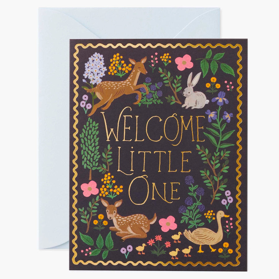 Woodland Welcome Card