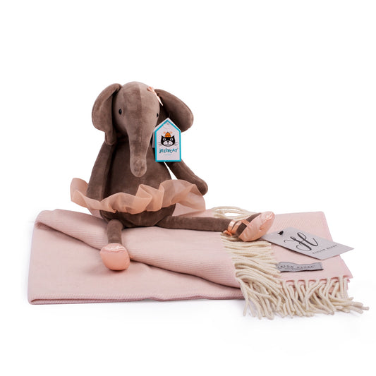 Dancing Darcey & Cashmere Blend Baby Blanket Gift Set