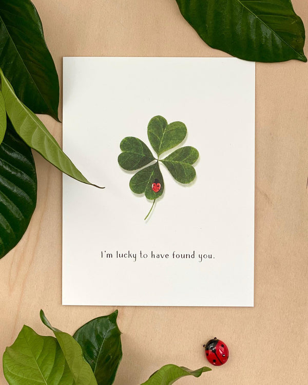 Luckiest Lovebug Love Card