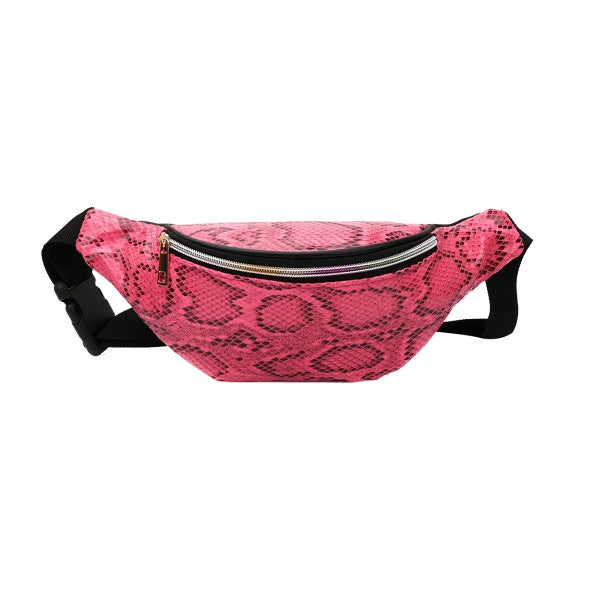 Neon Color Python Pattern Fanny Pack