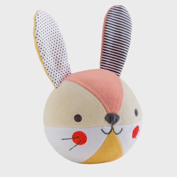 Organic Bunny Soft Chime Ball
