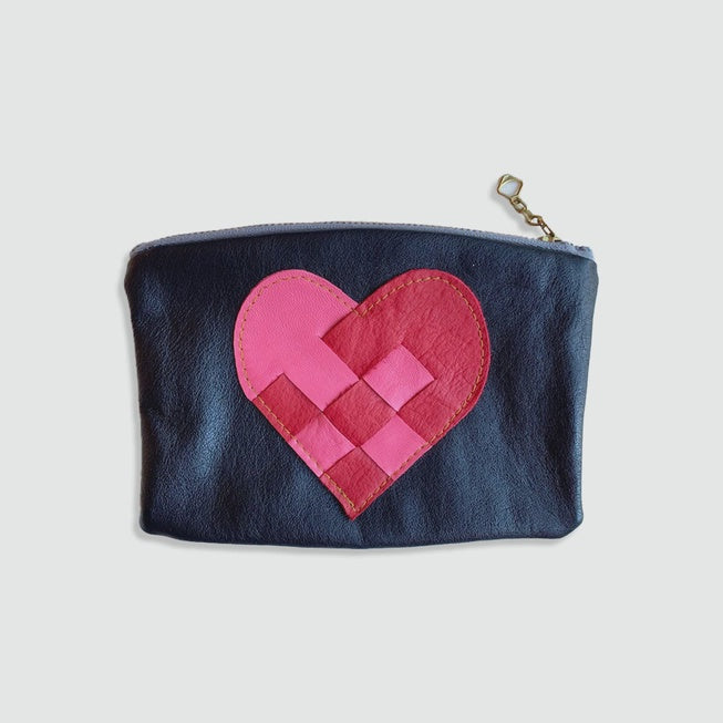 Leather Love Pouch