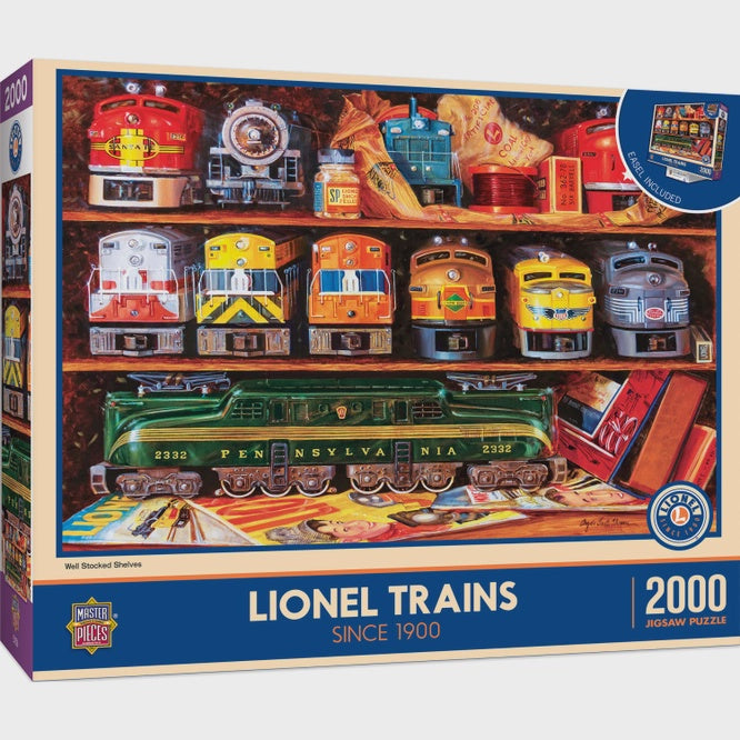 Lionel Trains Well Stocked Shelves 2000PC Jigsaw Puzzle