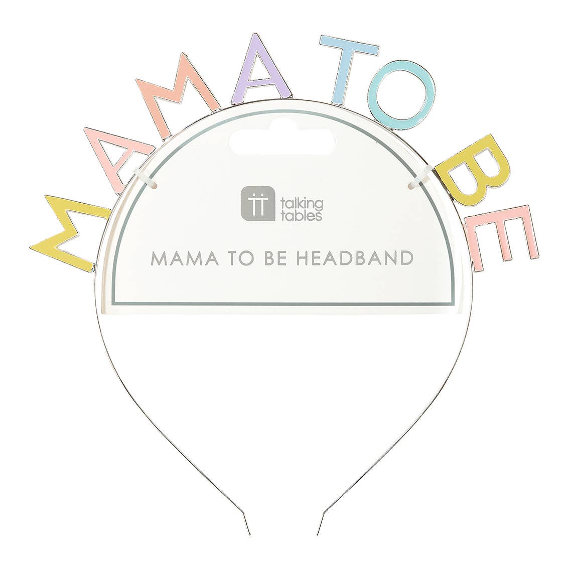 Mama To Be Pastel Metal Headband