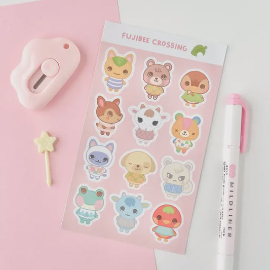 Fujibee Crossing Sticker Sheets