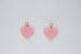 Pink Heart Earrings