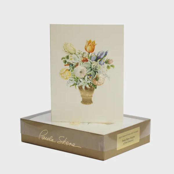 Flowers In Vase Blank Card