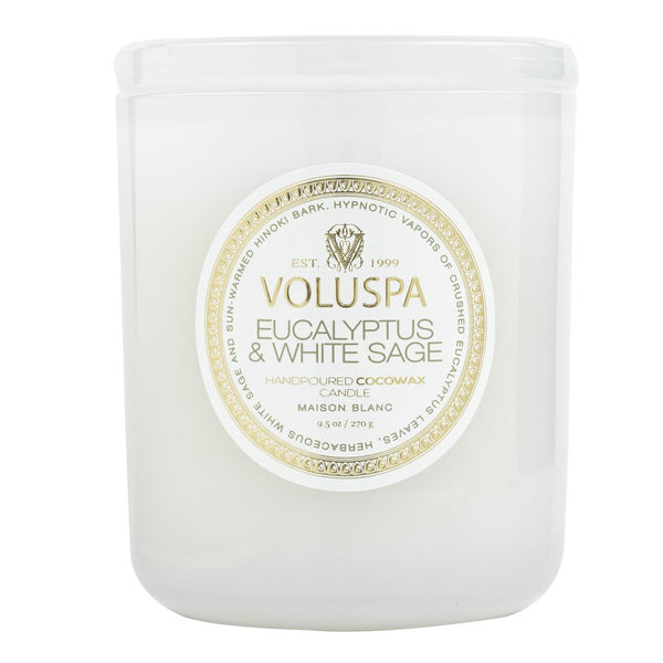 Eucalyptus & White  Sage Classic Candle