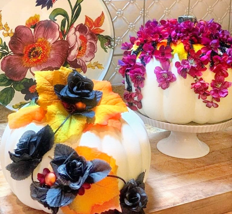 Noir Rose Flowerscape Pumpkin