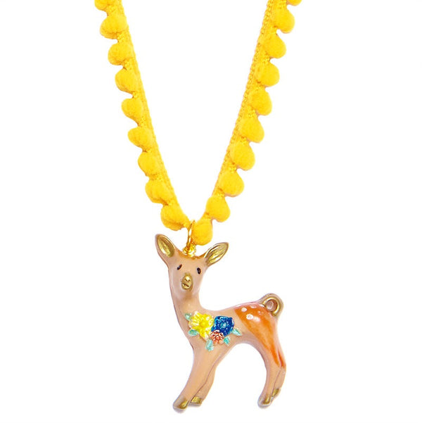 Bambi Fawn Cord Necklace