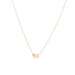 Love Knot 14K Y/G Necklace