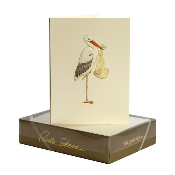 Stork & Baby/ New Arrival Card