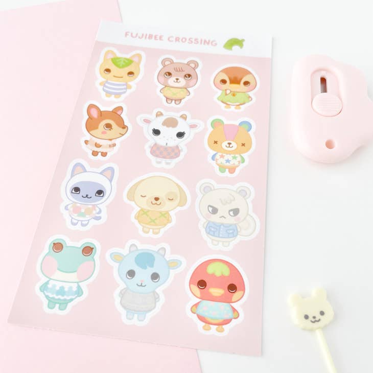 Fujibee Crossing Sticker Sheets