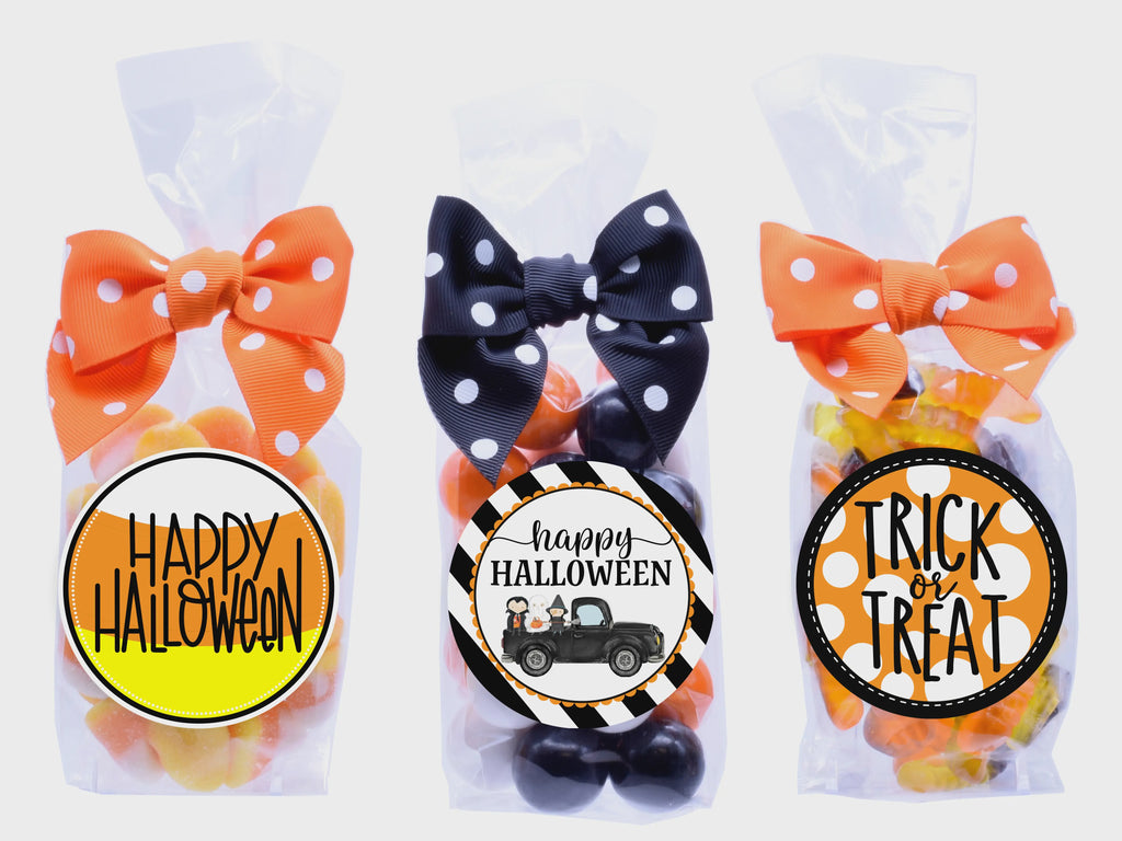 3 Pack Halloween Candy Treat Bags
