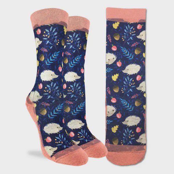 White Hedgehog Socks