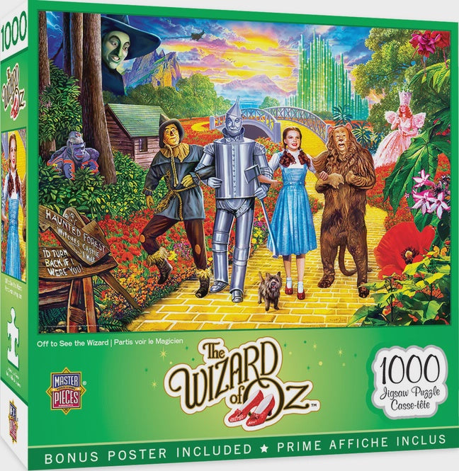 Wizard Of Oz Off To See the Wizard 1000PC Jigsaw Puzzle