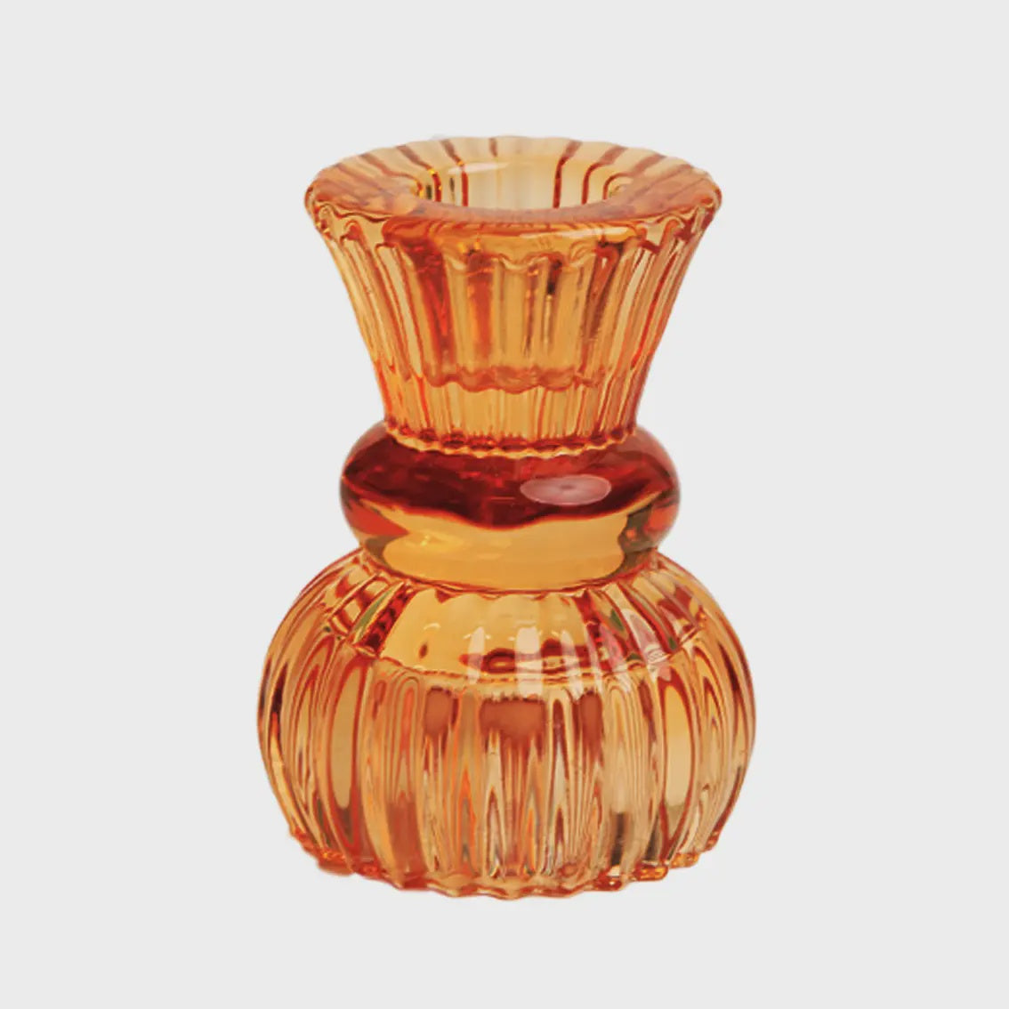 Small Glass Candleholder