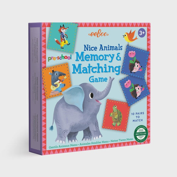 Preschool Nice Animals Memory Game