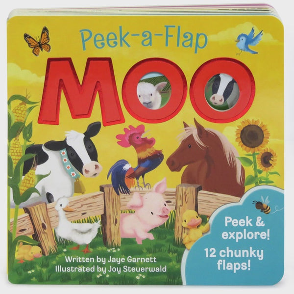 Moo Peek-A-Flap Book