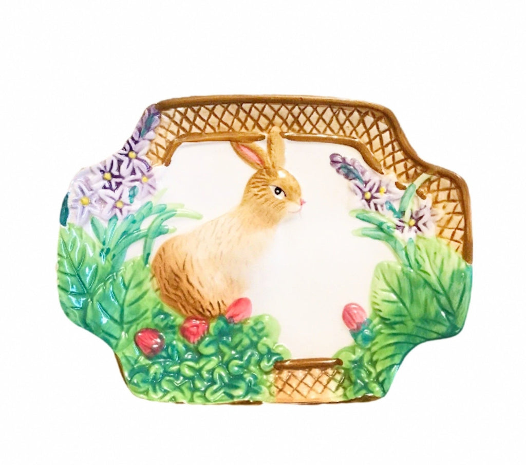 Vintage Royal Norfolk Bunny Flower Dish