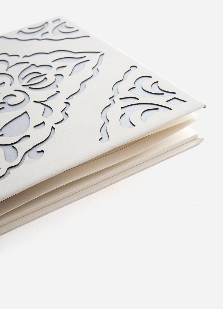 Ivory Moroccan Slipper Guest Book