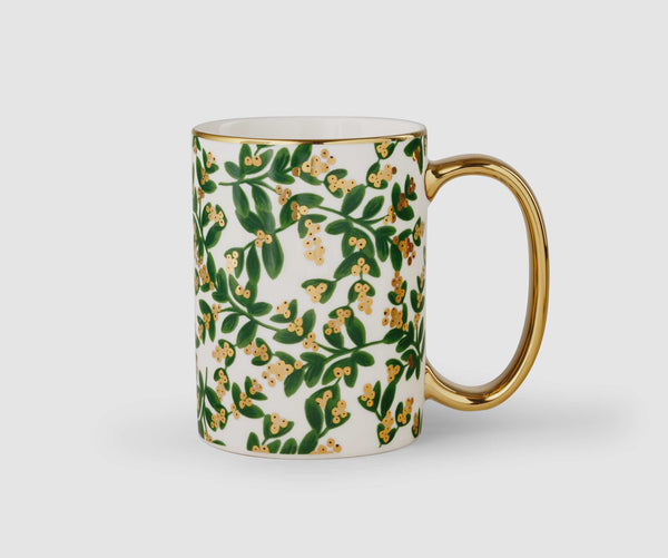 Porcelain Mistletoe Mug