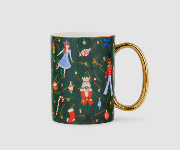 Holiday Nutcracker Porcelain Mug