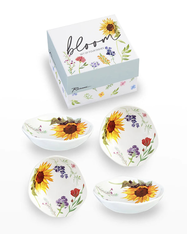 Bloom Dipping Dish S/4